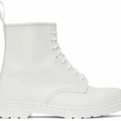 Dr. Martens White Mono 1460 Boots