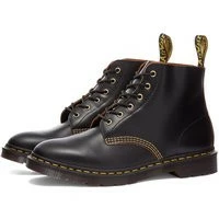 Dr. Martens Men's 101 Archive Boot In Black Vintage Smooth