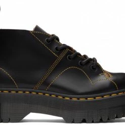 Dr. Martens Black Platform Church Boots