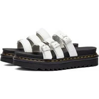 Dr. Martens Women's Blaire Slide Sandal In White Hydro