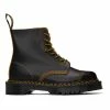 Dr. Martens Black 1460 Pascal Double-Stitch Lace-Up Boots