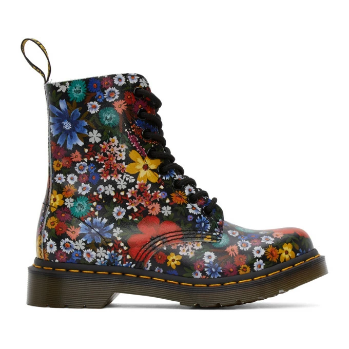 Dr. Martens 8 Eyelet Lace Up Bt WANDERLUST FLORAL