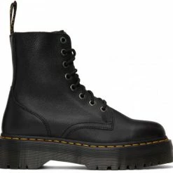 Dr. Martens Black Leather Jadon Pisa Platform Boots