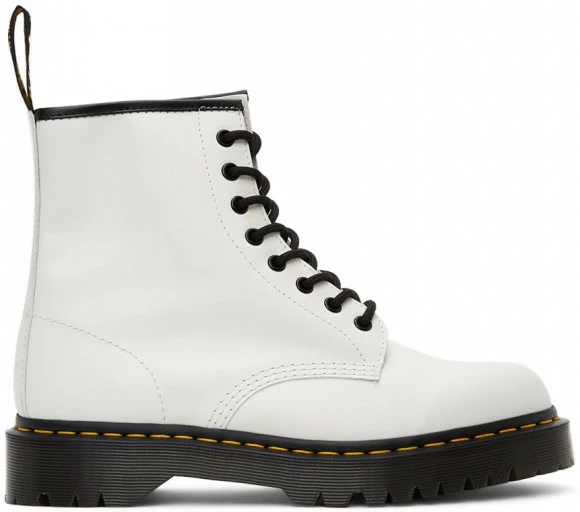 Dr. Martens White Patent 1460 Bex Boots
