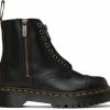 Dr. Martens Black Laceless Bex Boots