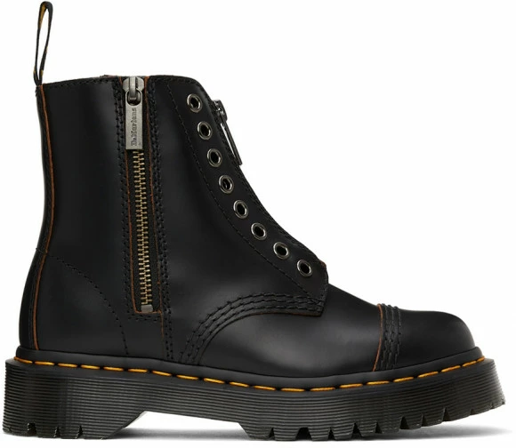 Dr. Martens Black Laceless Bex Boots