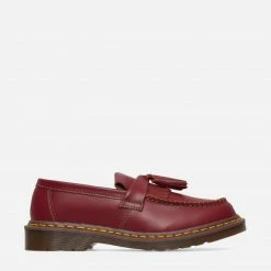 Dr. Martens Vintage Adrian Tassel Loafers Red