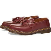 Dr. Martens Men's Adrian Tassel Loafer In Oxblood Quilon