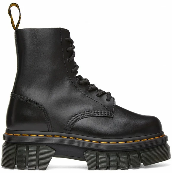 Dr. Martens Audrick Leather Platform Boot Black Nappa Lux (W)