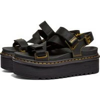 Dr. Martens Women's Kimber Sandal In Black/Yellow
