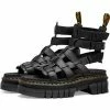 Dr. Martens Women's Ricki Gladiator Sandal In Black Nappa Lux