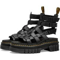 Dr. Martens Women's Ricki Gladiator Sandal In Black Nappa Lux