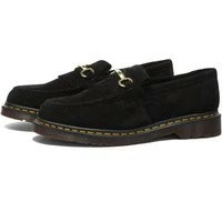 Dr. Martens Men's Snaffle Loafer In Black Desert Oasis Suede