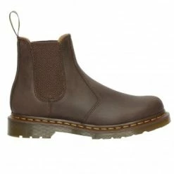 Dr. Martens Women's 2976 Chelsea Boot In Dark Brown Crazy Horse