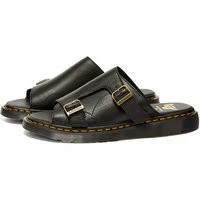 Dr. Martens Men's Dayne 2-Strap Sandal - Made In England In Black Classic Calf