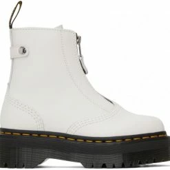 Dr. Martens White Jetta Boots