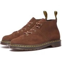 Dr. Martens Men's Church Monkey Boot In Dark Brown Suede