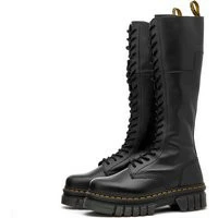 Dr. Martens Women's Audrick 20 Eye Boot In Black Nappa Lux
