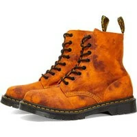 Dr. Martens Women's 1460 Pascal Tie Dye Boot In Burnt Orange