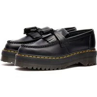 Dr. Martens Women's Adrian Quad Loafer In Black Smooth