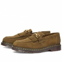 Dr. Martens Adrian Snaffle Loafer Olive Repello Calf Suede