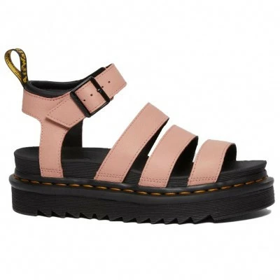 Dr. Martens Women's Blaire 3 Strap Sandal In Peach Beige Pisa
