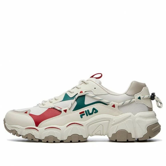 FILA Fluid Low Tops Sports Shoe Yellow 斑鸠Yellow/Red/Blue Athletic Shoes F12M114111FTS