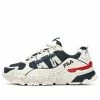 FILA Fashion Sneakers Low-top Running Shoes White/Blue/Red WHITE/BLUE/RED Marathon Running Shoes F12M134155FWD