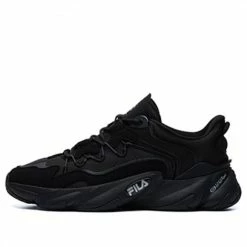 FILA Retro BLACK/PURPLE Marathon Running Shoes F12M141105FBK