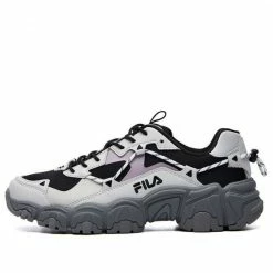 FILA Fluid Low Tops Sports Shoe Black Gray 南极Gray/Black Athletic Shoes F12W114111FBA