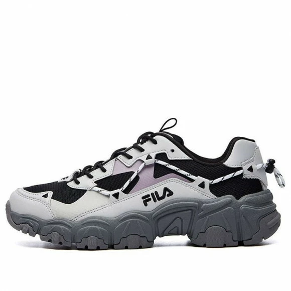 FILA Fluid Low Tops Sports Shoe Black Gray 南极Gray/Black Athletic Shoes F12W114111FBA