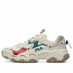 FILA Fluid Low Tops Sports Shoe Yellow 斑鸠Yellow/Red/Green Athletic Shoes F12W114111FTS