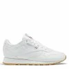 Reebok Women's Classic Leather In Ftwr White/Pure Grey 3/Reebok Rubber Gum-03