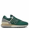 New Balance 574 In Green With Silver