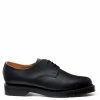 Solovair Gibson Shoe In Black Greasy