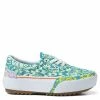 Vans Women's Era Stacked In Wavy Daze Tile Blue