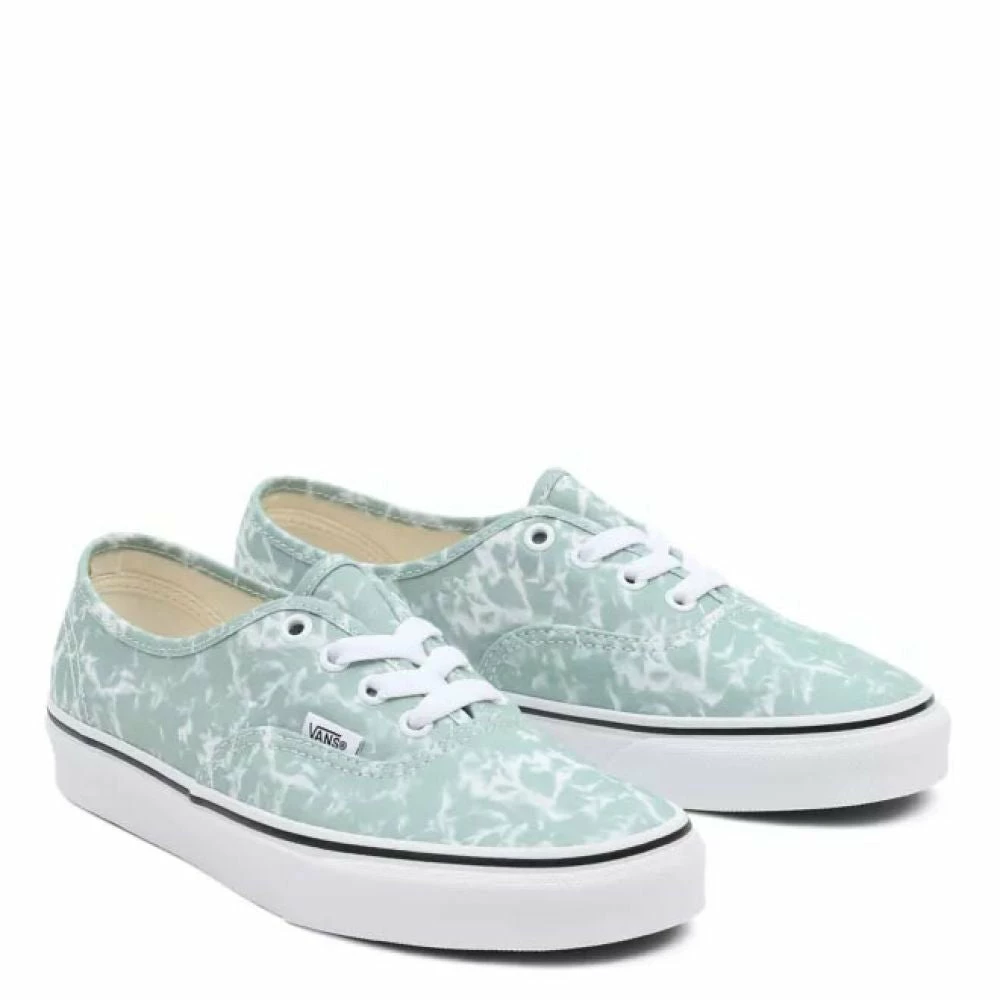 Vans Women's Washes Authentic In Caledon Green/True White - Image 4