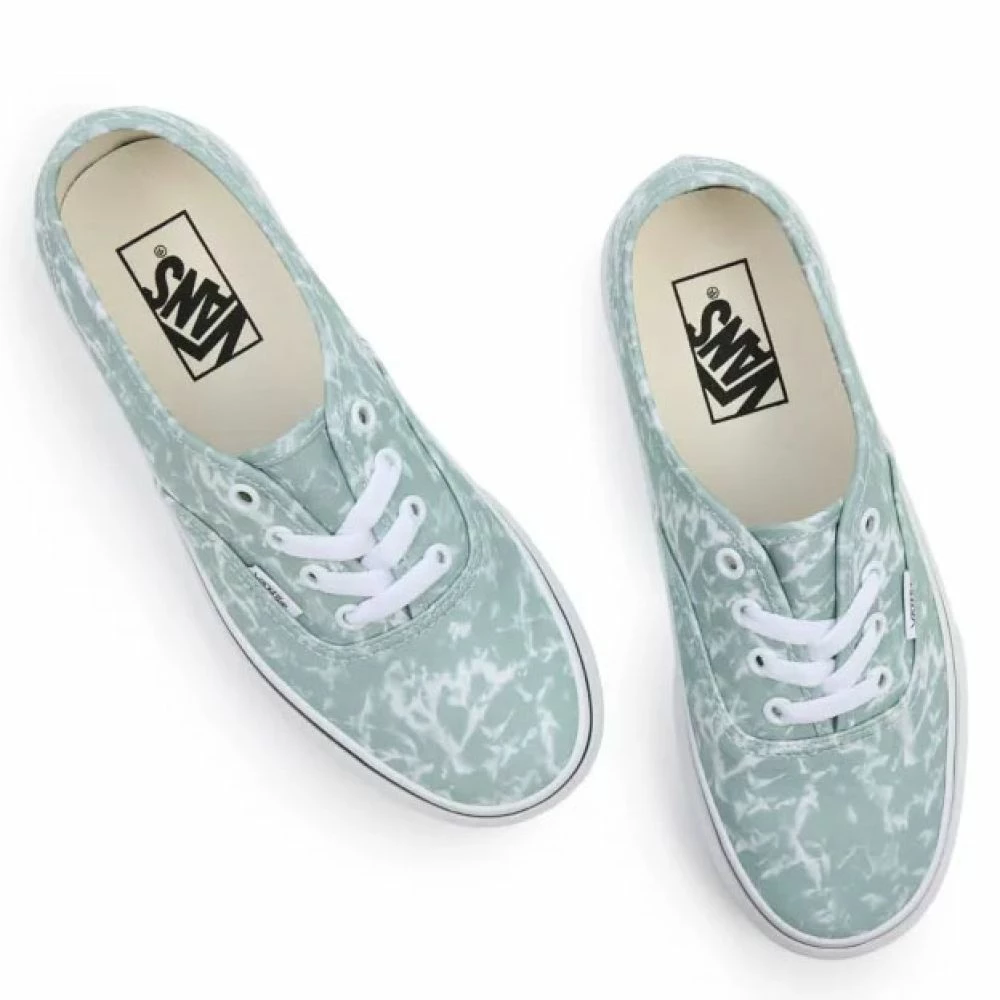Vans Women's Washes Authentic In Caledon Green/True White - Image 2