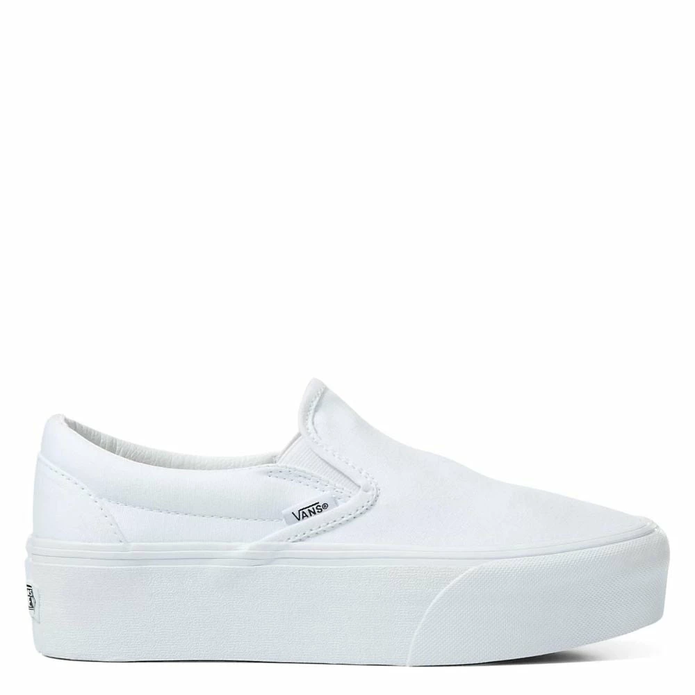 Vans Women's Classic Slip-On Stackform In White/White