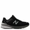 New Balance Women's Made In US 990v5 In Black With Silver